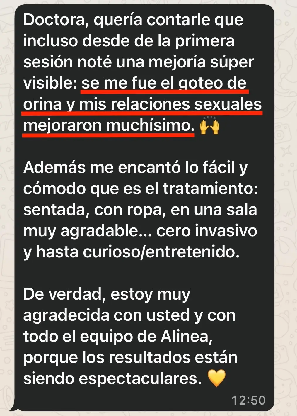 Testimonio Laura, 55 años